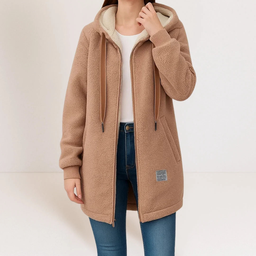 Cosy Hooded Longline Jacket | Women's Winter Coat 3