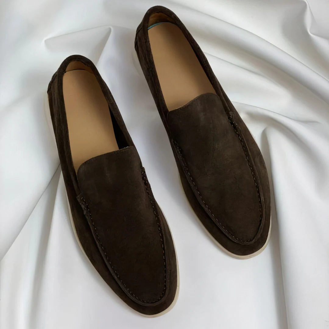 Declan | Men's Brown and Black Classic Loafers 7