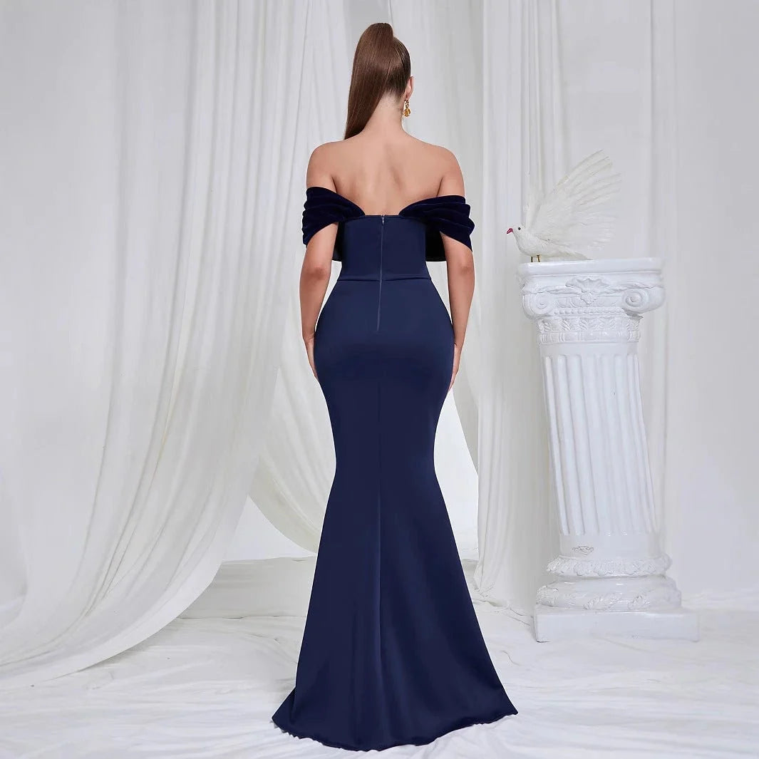 Elegant Off-Shoulder Mermaid Evening Dress | Formal Gowns 7