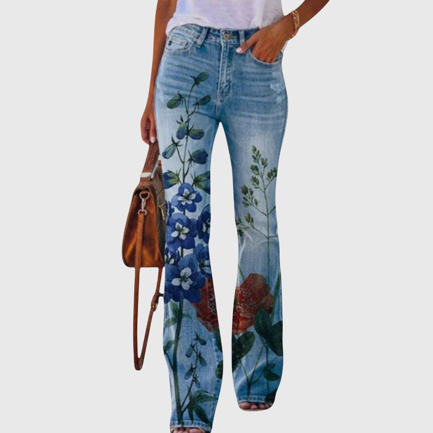 Floral Wide Leg Pants | Women's Stylish Comfort Trousers 5