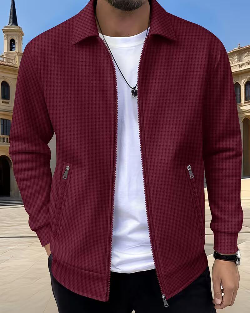 Gideon | Men's Lightweight Textured Athletic Jacket 6