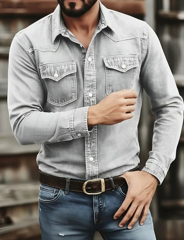 Grayson | Men's Classic Button-Up Long Sleeve Shirt 6