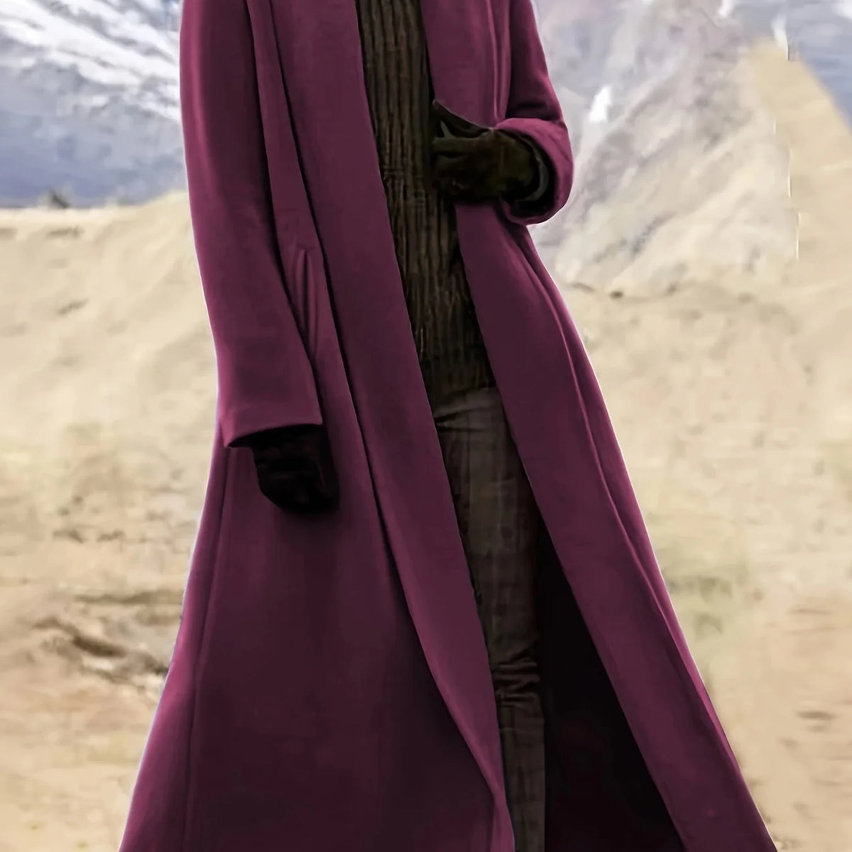 Gwendolyn | Draped Longline Coat Women 13
