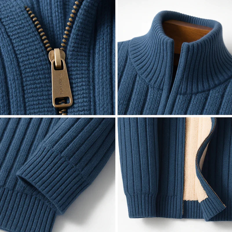Jackson | Casual Long Sleeve Zipper Cardigan 5