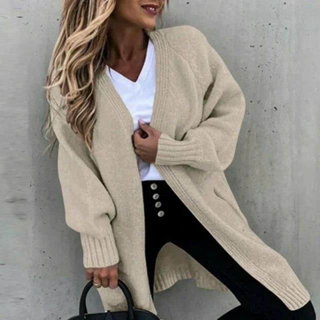 Lysse Soft Long Cardigan Mint Green Casual Fit 1