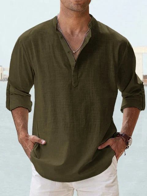 Spencer | Men's Dress Shirt Breathable Button-Up Tailored Fit 10