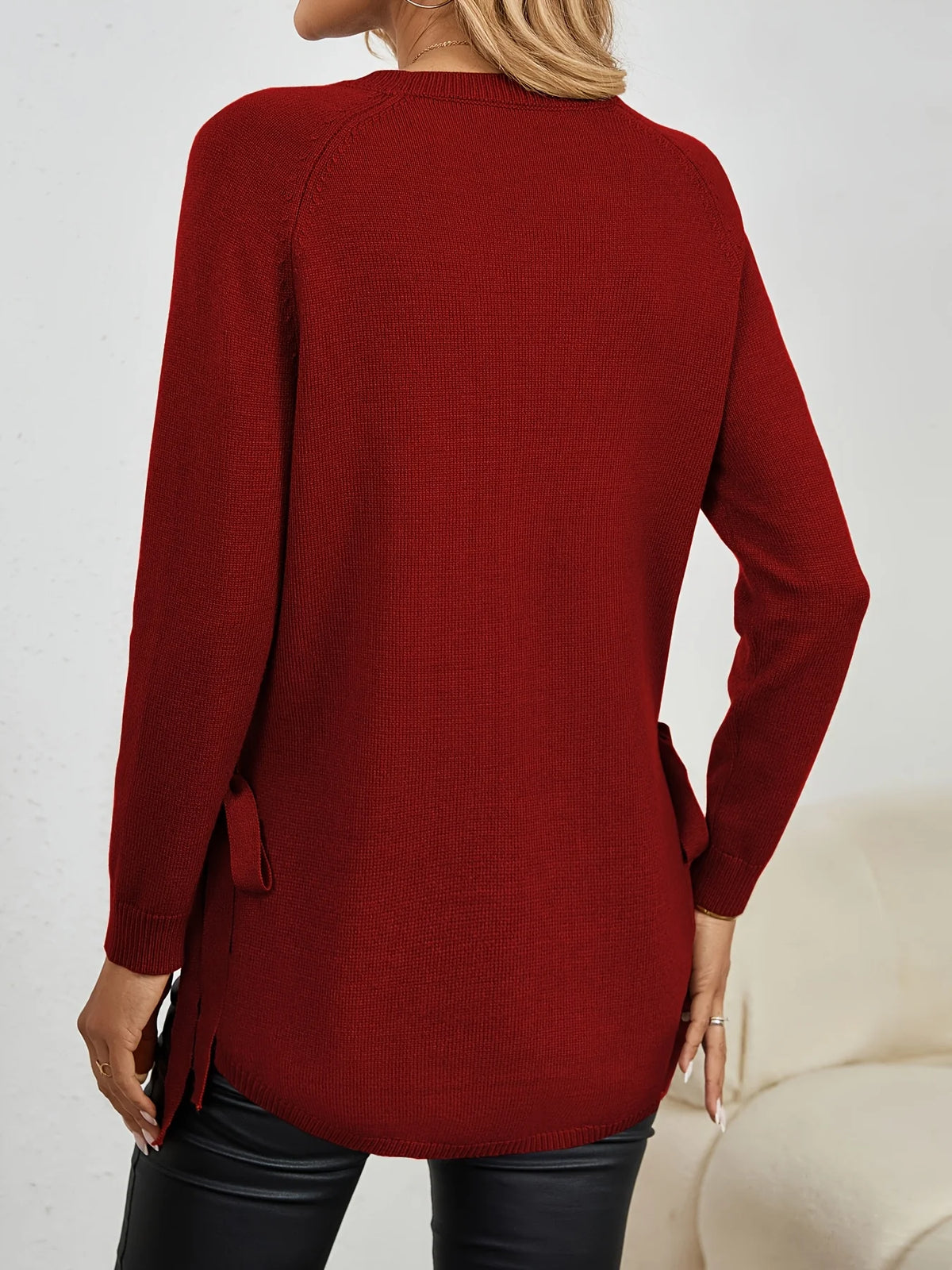 Adaline | Relaxed Longline Sweater Soft Knit 1