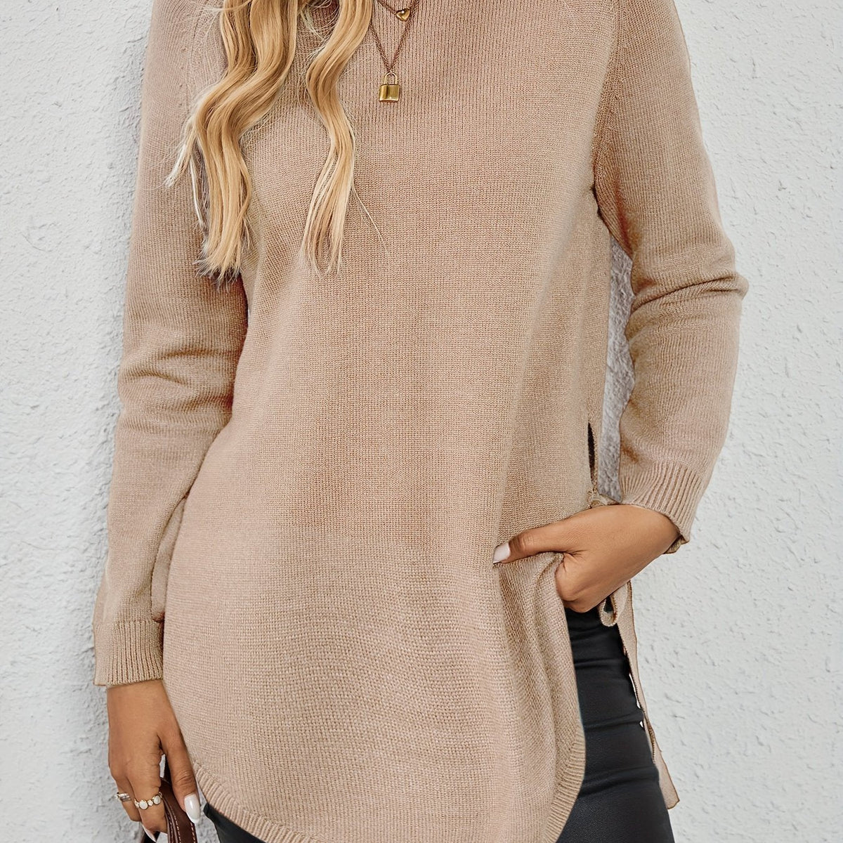 Adaline | Relaxed Longline Sweater Soft Knit 10