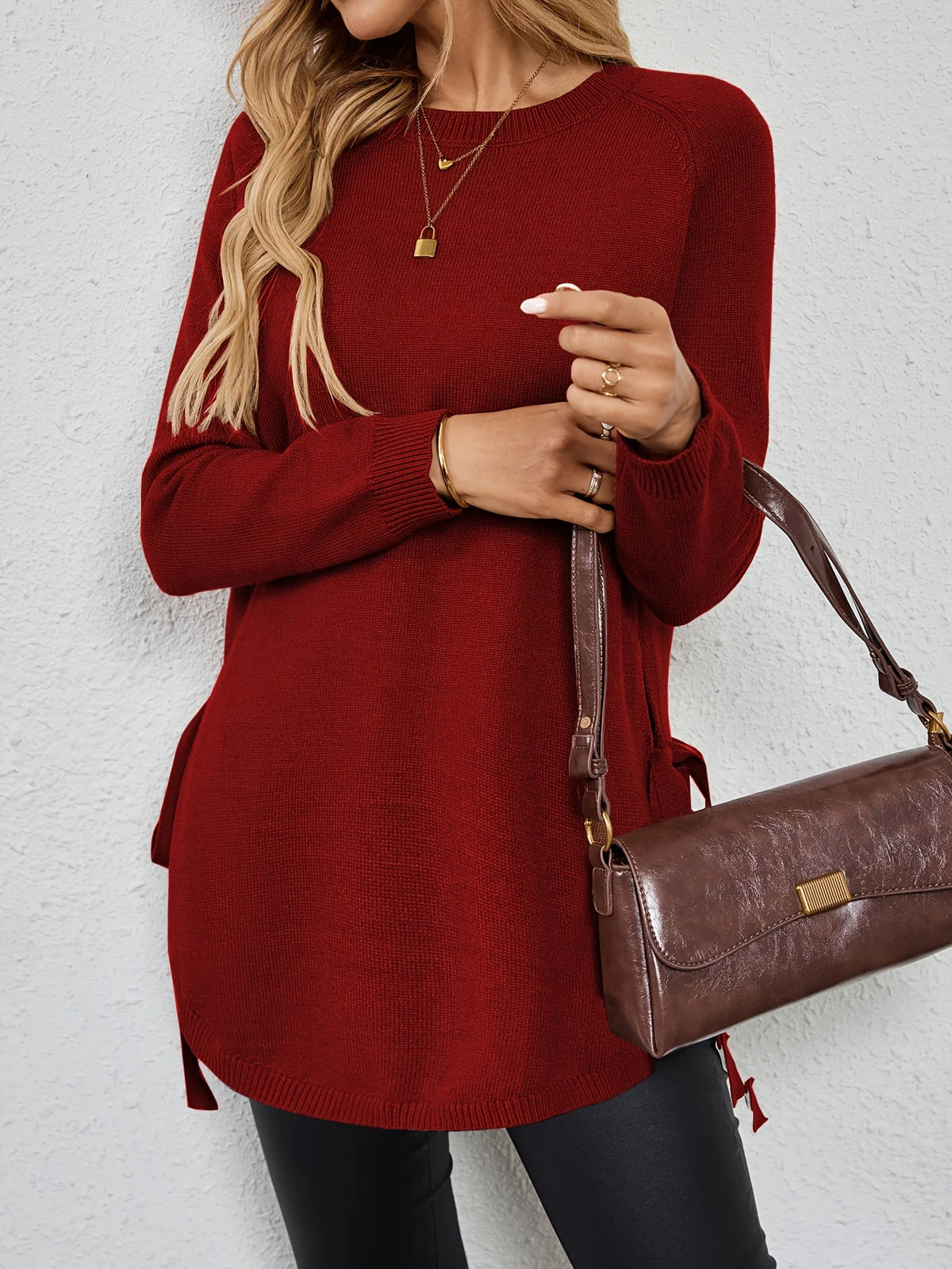 Adaline | Relaxed Longline Sweater Soft Knit 5
