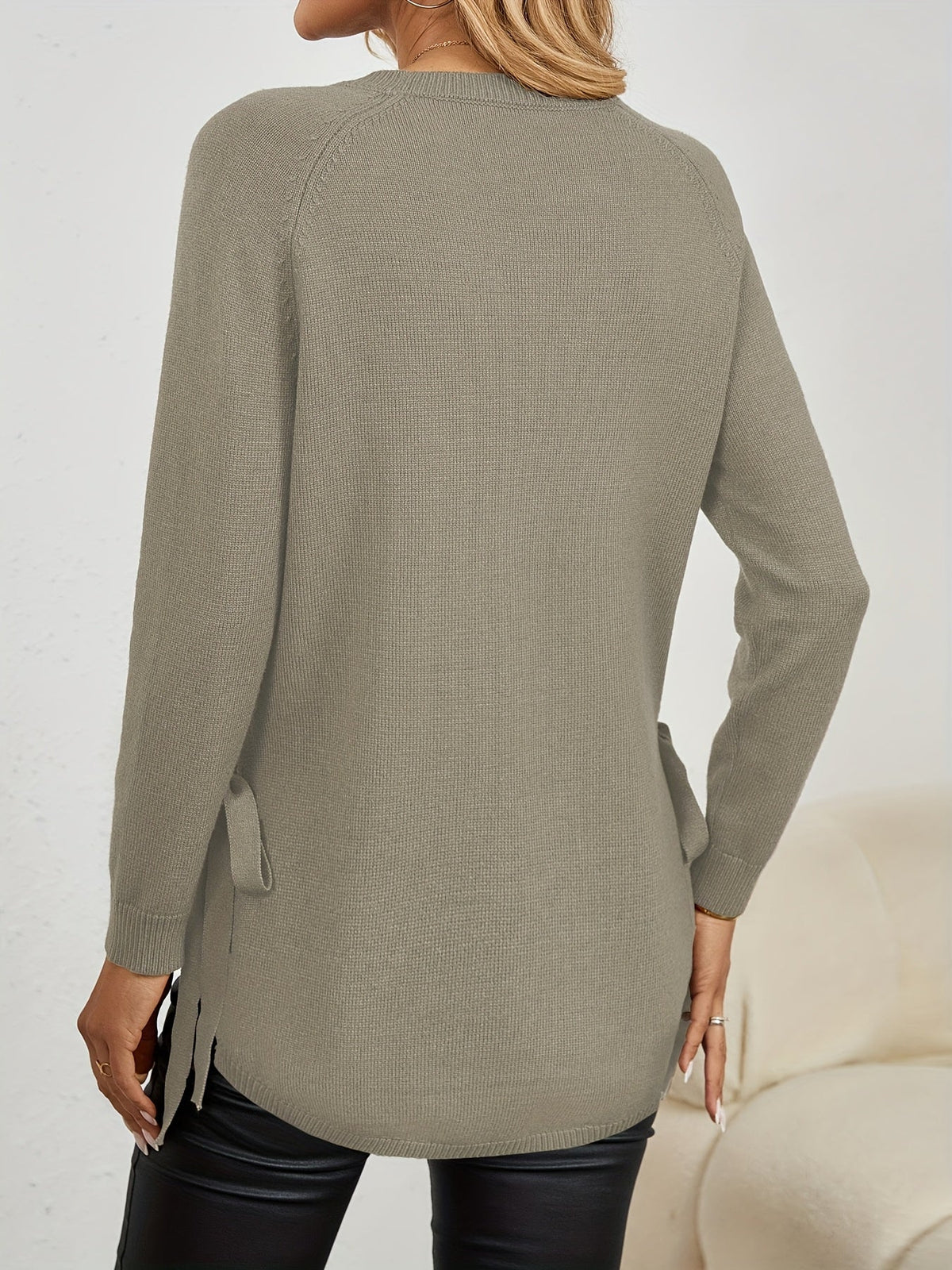 Adaline | Relaxed Longline Sweater Soft Knit 8