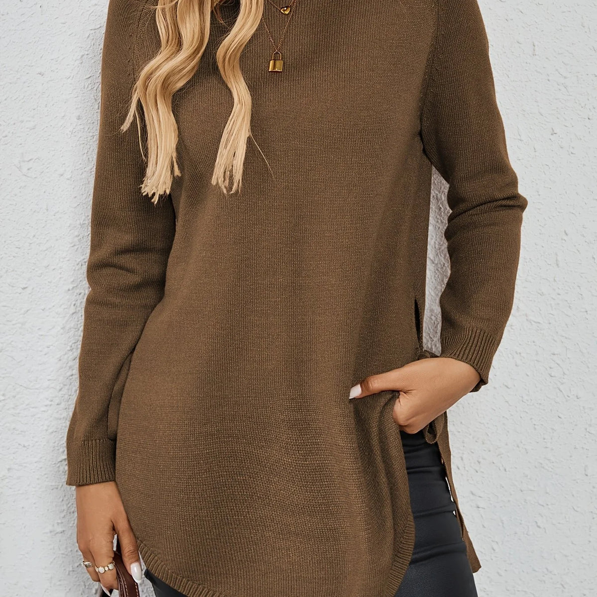 Adaline | Relaxed Longline Sweater Soft Knit 9