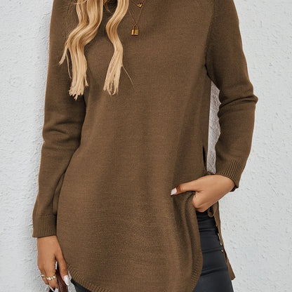 Adaline | Relaxed Longline Sweater Soft Knit 9