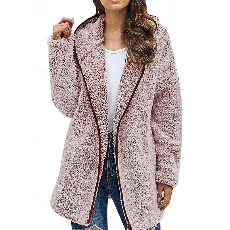 Adaline | Women's Winter Coat Lightweight Hooded Plush Warm 1