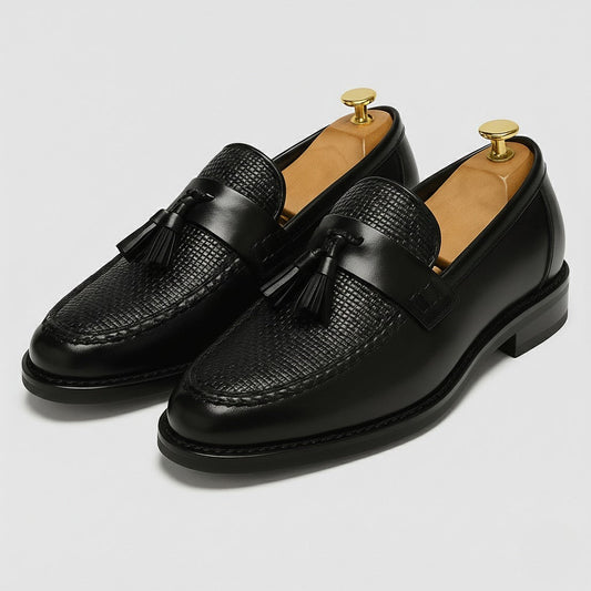 Alfie Tassel Loafers | Casual Rounded Toe Shoes 0