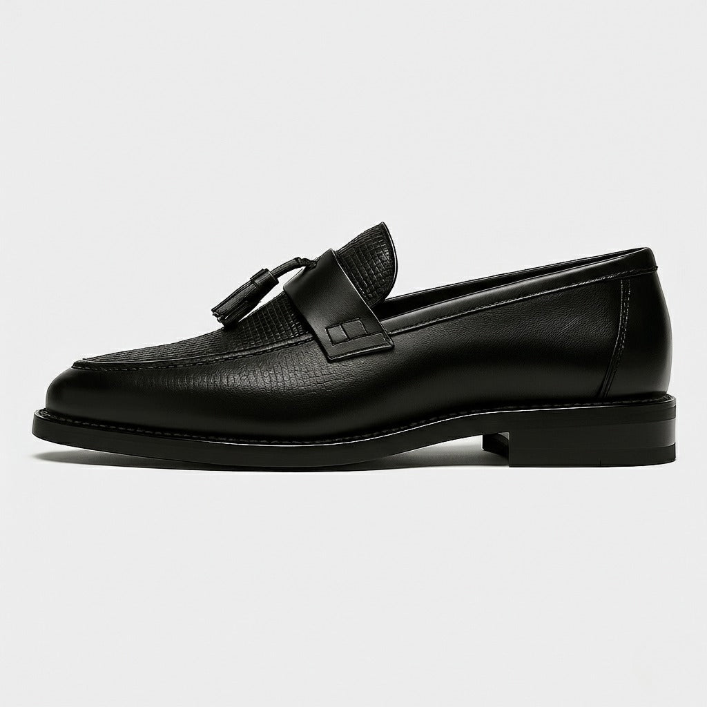 Alfie Tassel Loafers | Casual Rounded Toe Shoes 3