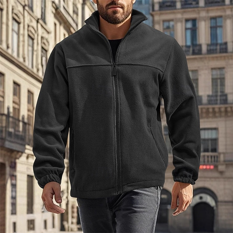 Anton | Stand-Collar Full-Zip Jacket for Men 4