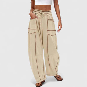 Baggy Leg Comfortable Pants | Women's Fashion Pants 0