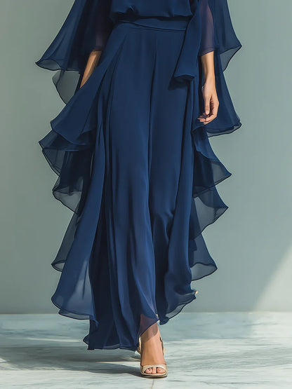 Beatrice | Women's Elegant Chiffon Two-Piece Set 3