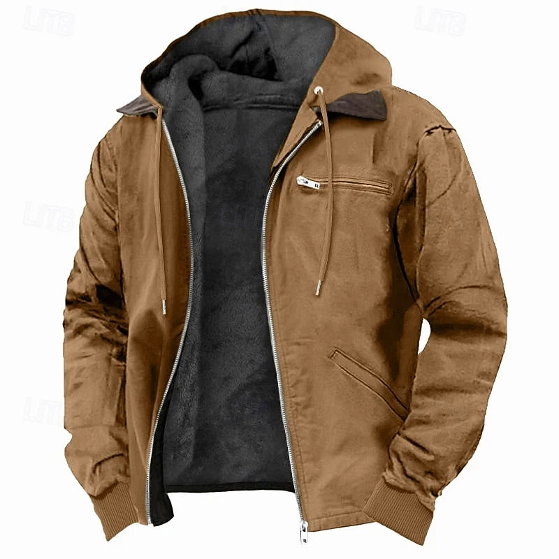 Bennet | Fleece-Lined Hooded Jacket for Men 0