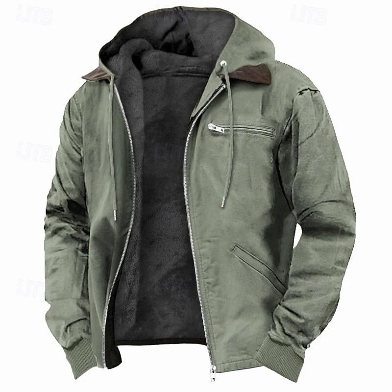 Bennet | Fleece-Lined Hooded Jacket for Men 1