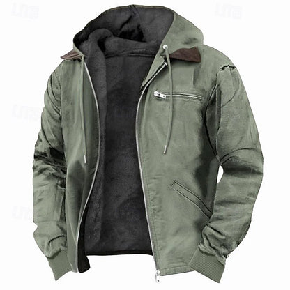 Bennet | Fleece-Lined Hooded Jacket for Men 1