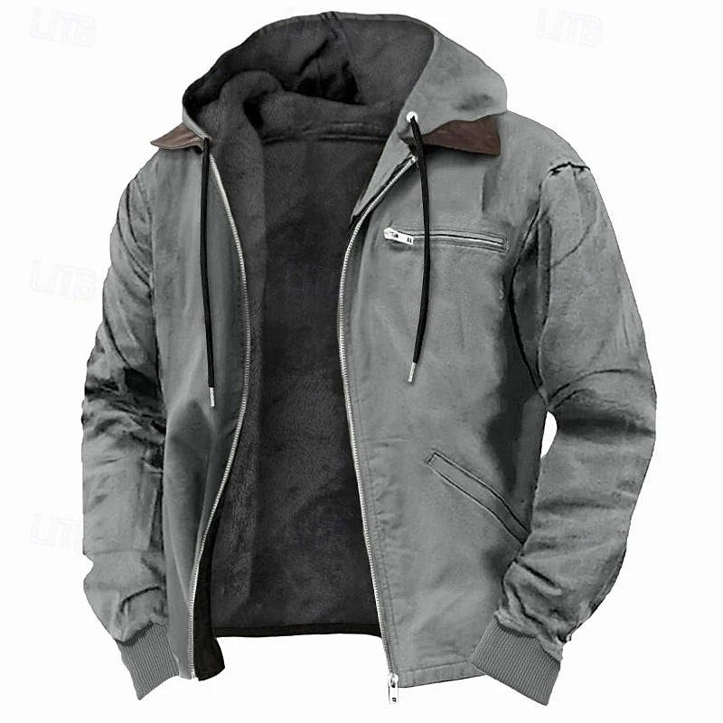 Bennet | Fleece-Lined Hooded Jacket for Men 2