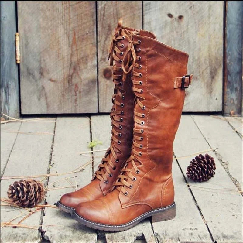Prudence | Women's Tall Lace-Up Riding Boots 0
