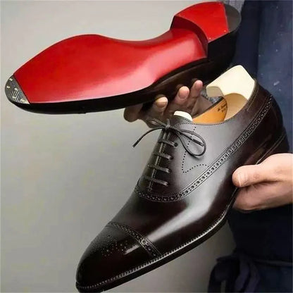 Black Oxford Shoes | Men's Classic Premium Leather 1