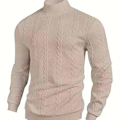 Brennan | Textured High-Neck Sweatshirt for Women 0