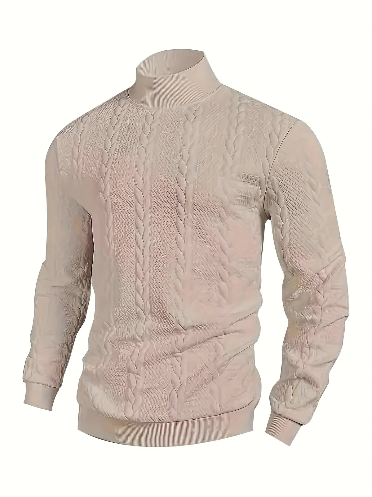 Brennan | Textured High-Neck Sweatshirt for Women 1