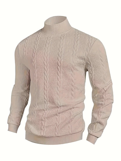 Brennan | Textured High-Neck Sweatshirt for Women 1