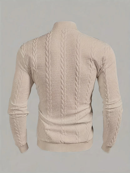Brennan | Textured High-Neck Sweatshirt for Women 3