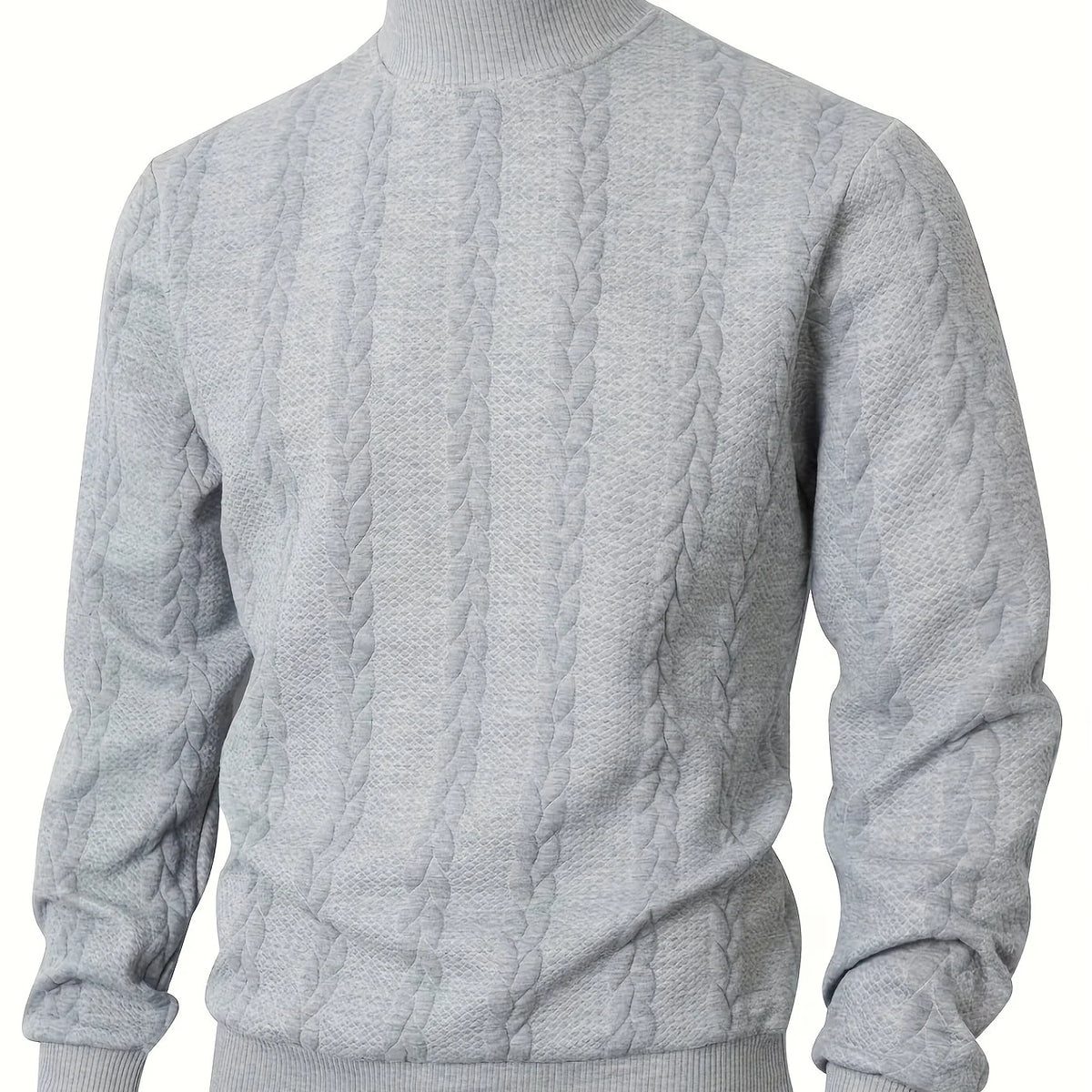 Brennan | Textured High-Neck Sweatshirt for Women 6