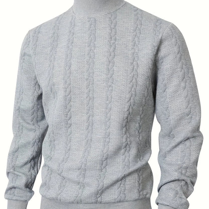 Brennan | Textured High-Neck Sweatshirt for Women 6