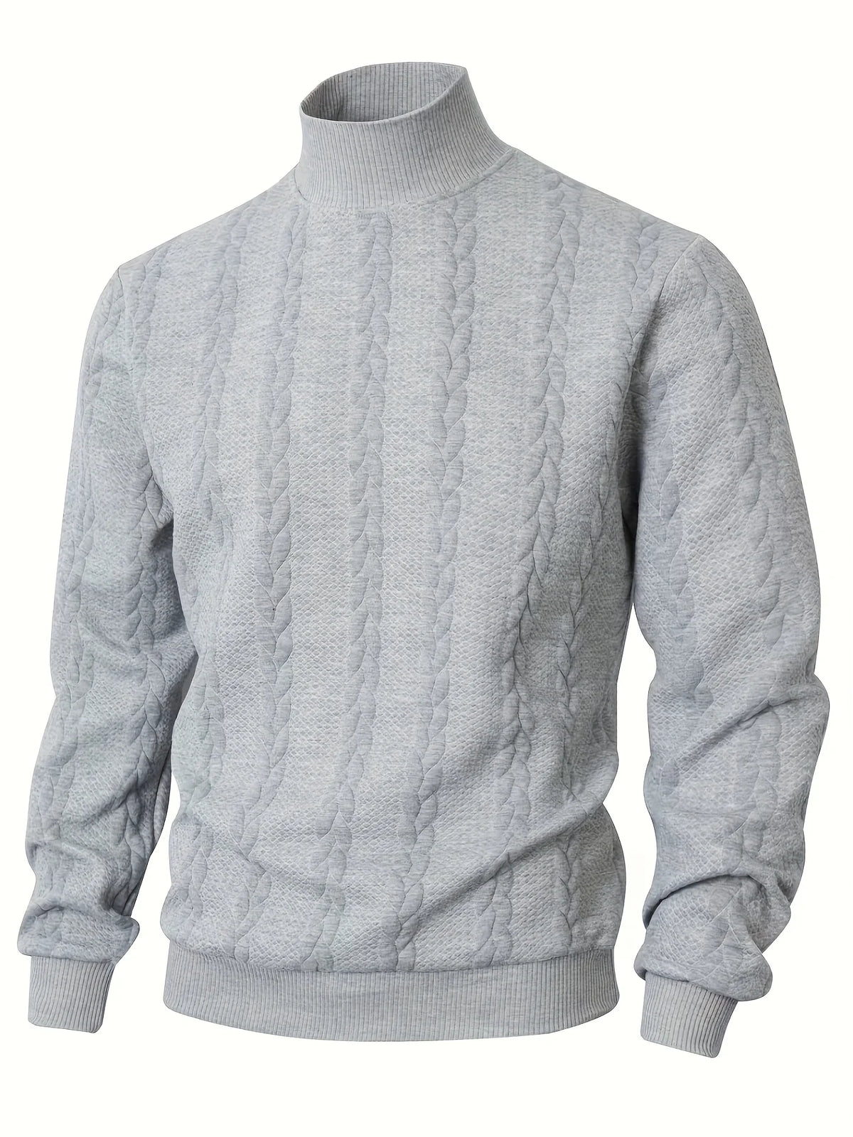 Brennan | Textured High-Neck Sweatshirt for Women 7
