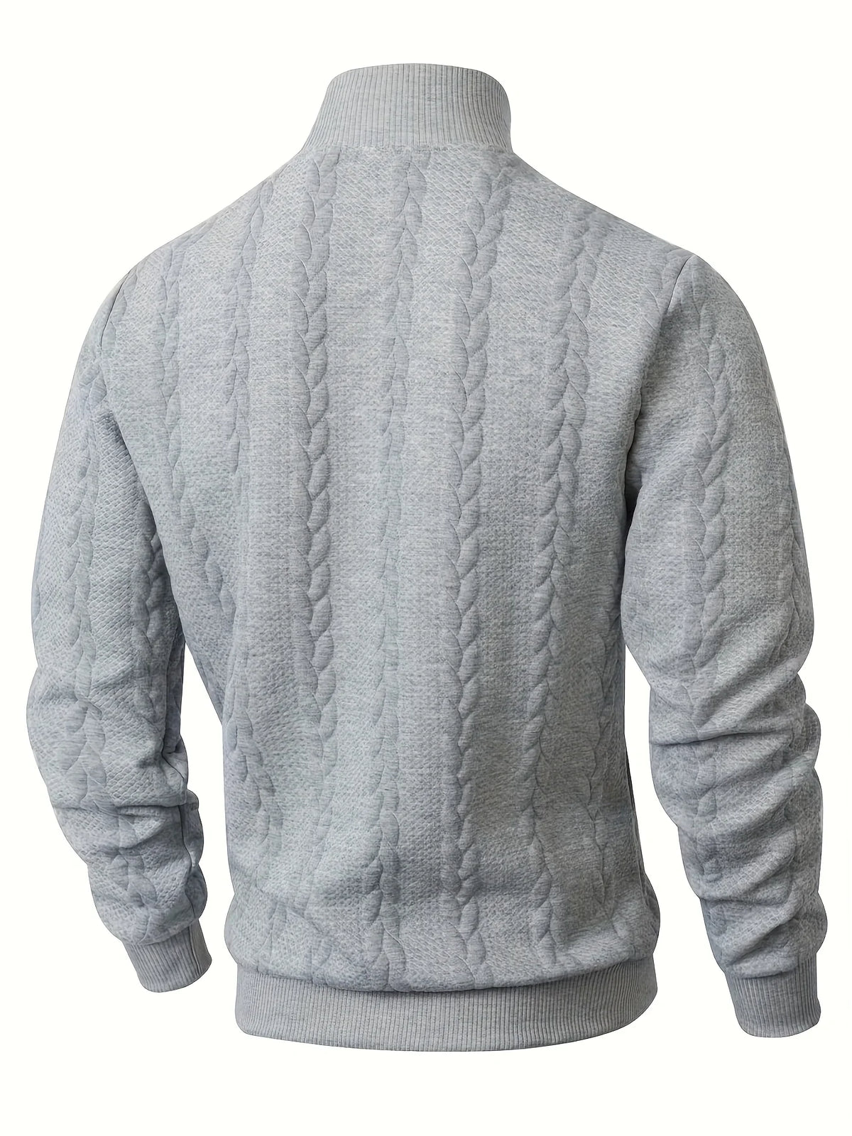 Brennan | Textured High-Neck Sweatshirt for Women 8