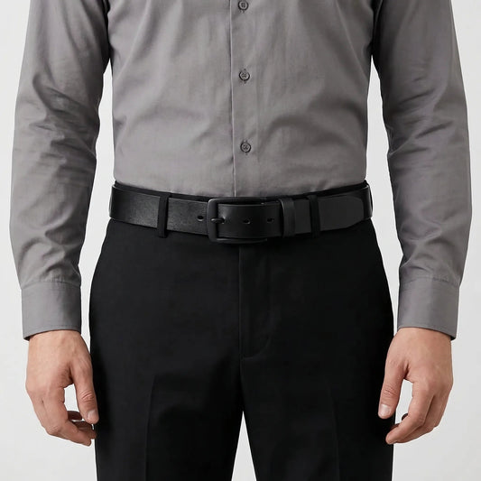Brown Wide Waist Belt for Women | Unisex Everyday Leather Belt 0