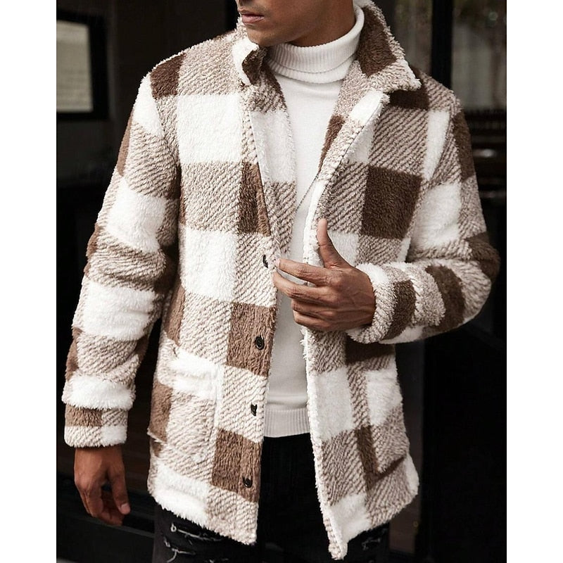 Bruno | Men's Cozy Check Jacket for All-Day Comfort 3