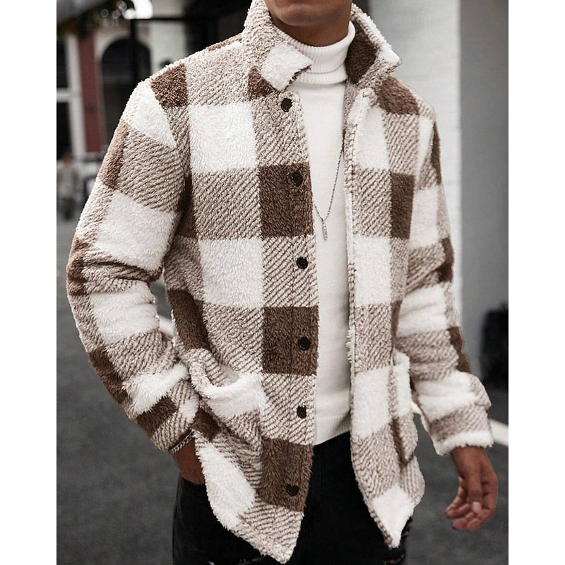 Bruno | Men's Cozy Check Jacket for All-Day Comfort 4