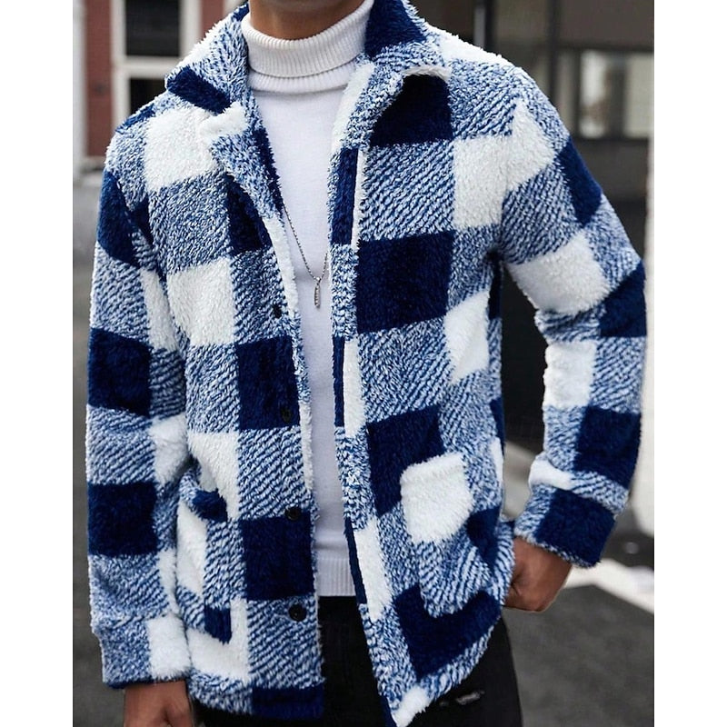 Bruno | Men's Cozy Check Jacket for All-Day Comfort 5