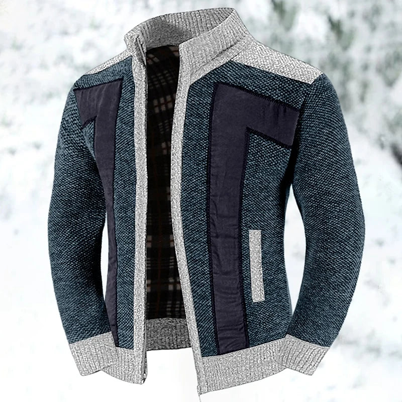 Bryson | Textured Zip Cardigan for Men 3