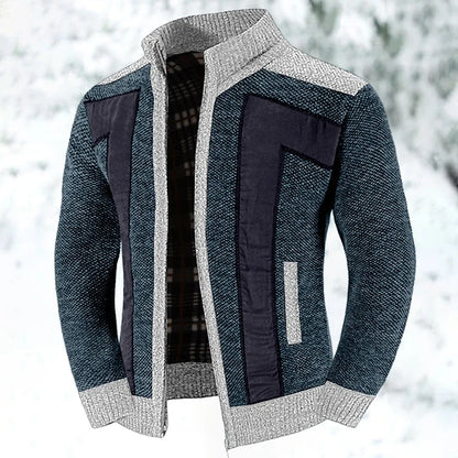 Bryson | Textured Zip Cardigan for Men 3