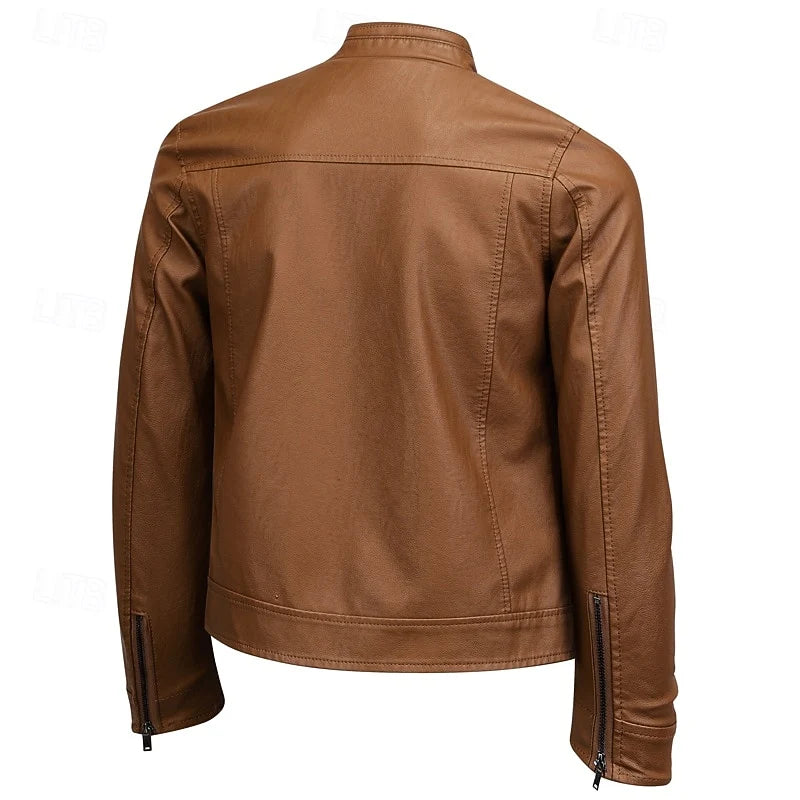 Caleb | Stand-Collar Moto Jacket 2