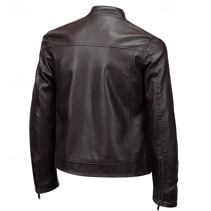 Caleb | Stand-Collar Moto Jacket 4