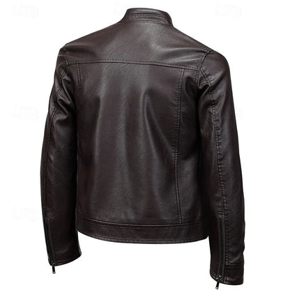 Caleb | Stand-Collar Moto Jacket 4