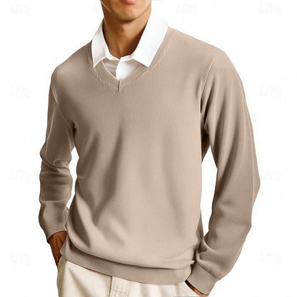 Carter | Men's V-Neck Sweater Soft Knit 1