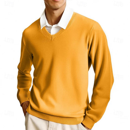 Carter | Men's V-Neck Sweater Soft Knit 5