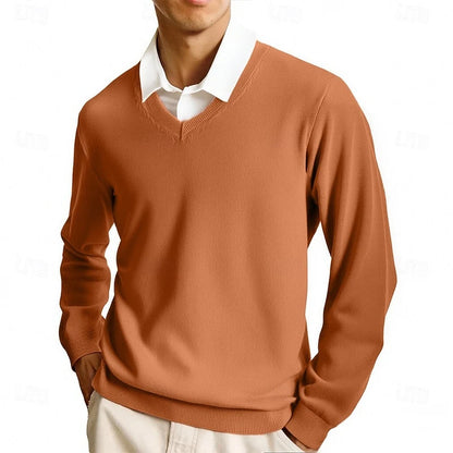Carter | Men's V-Neck Sweater Soft Knit 6