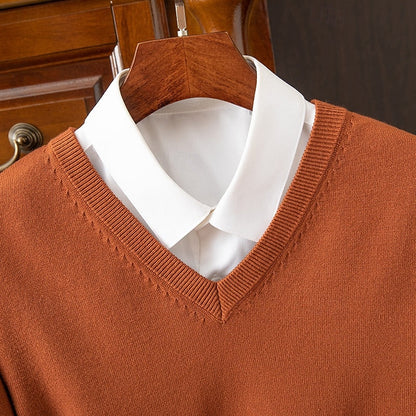 Carter | Men's V-Neck Sweater Soft Knit 7
