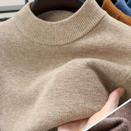 Cedric | Men's Mock-Neck Sweater Soft Warm Fit 0